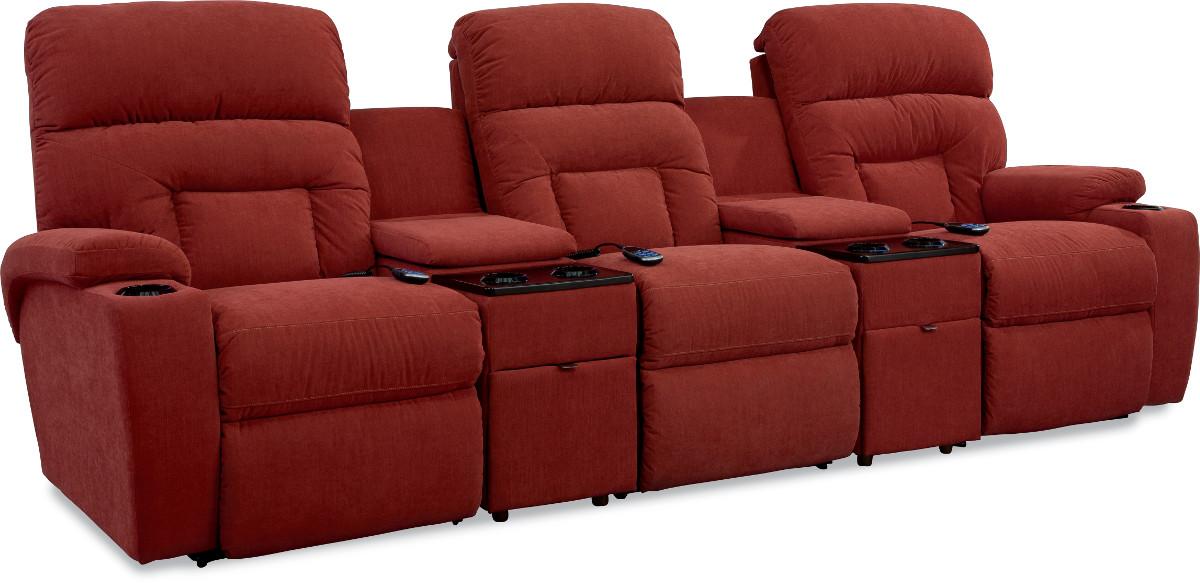 LaZBoy Spectator 5 Pc Reclining Home Theater Group with Power